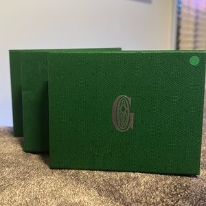 Goyard Small to Medium Boxes.